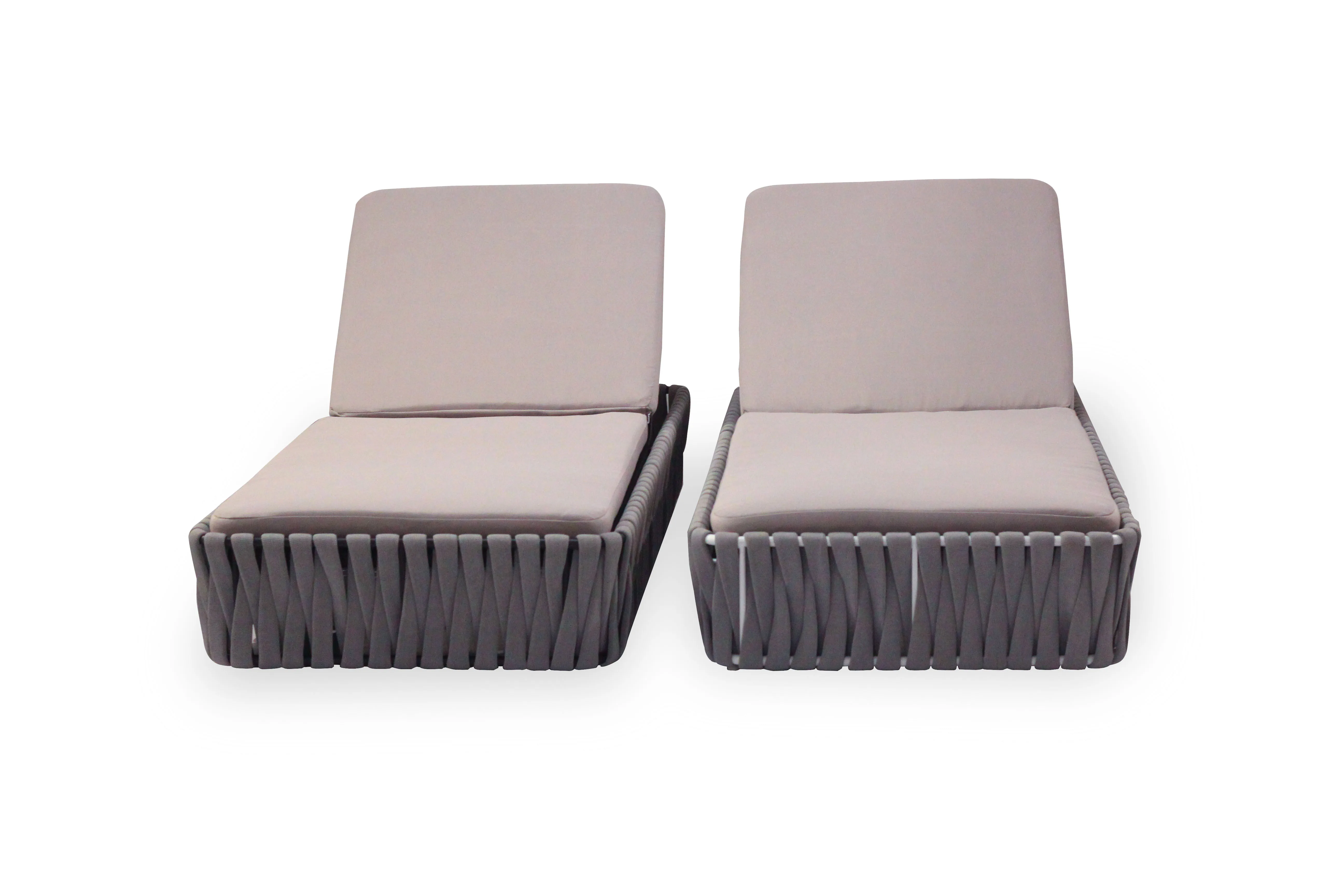 Garden Lounger Hotel Outdoor Furniture Luxury Rattan Sun Lounger Sofa