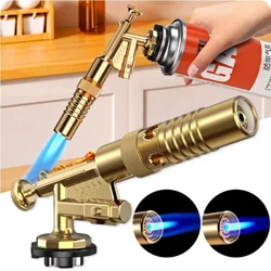 Welding Torch Gas Burner Flame Gun Blower Pure Copper Gas Torch Brazing Cooking Barbecue Auto Ignition Gun Kitchen Baking Tool