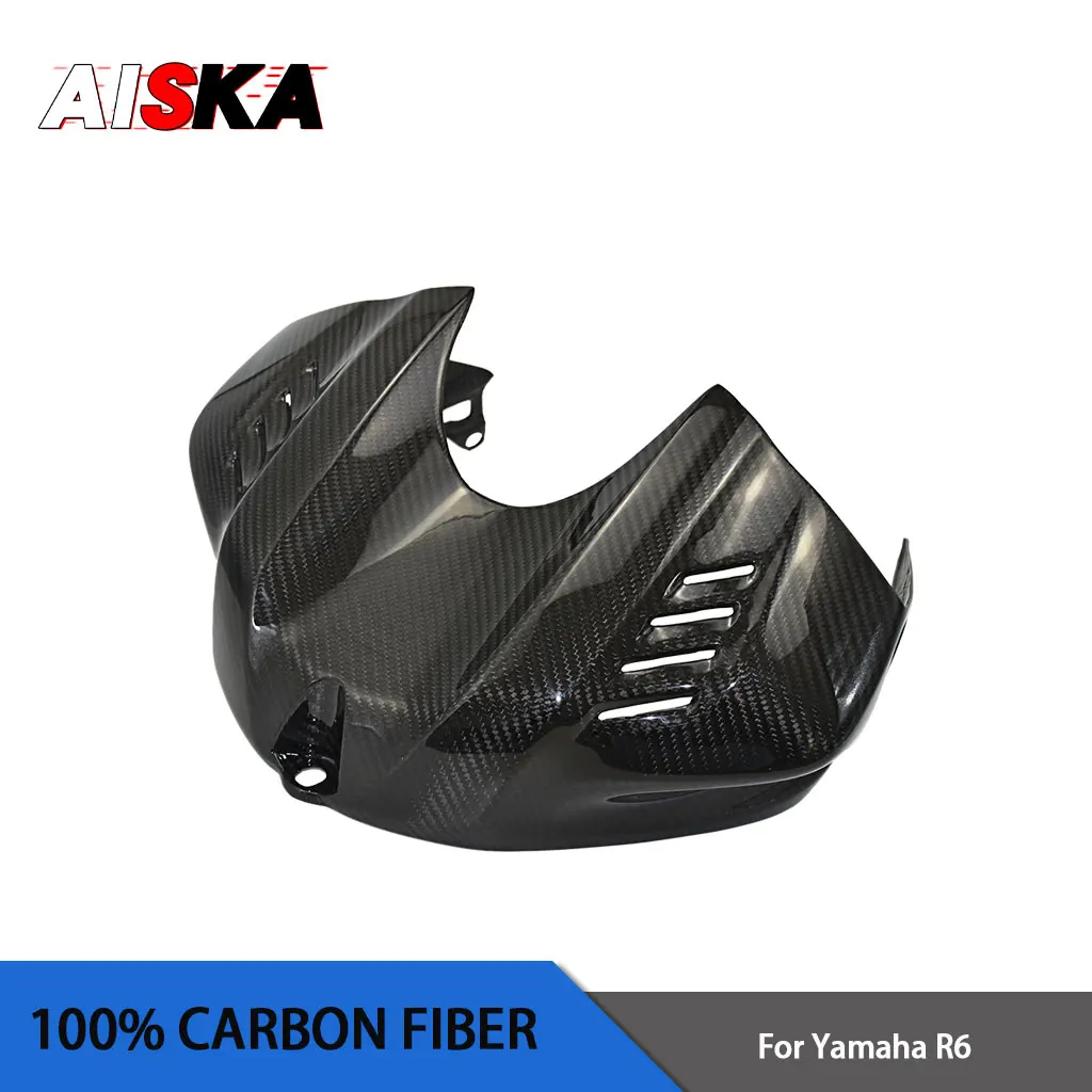 100% Real 3K Carbon Fiber For Yamaha R6 2017 2018 2019 2020 2021 2022 Motorcycle Accessories Front Tank Cover Airbox Fairing Kit