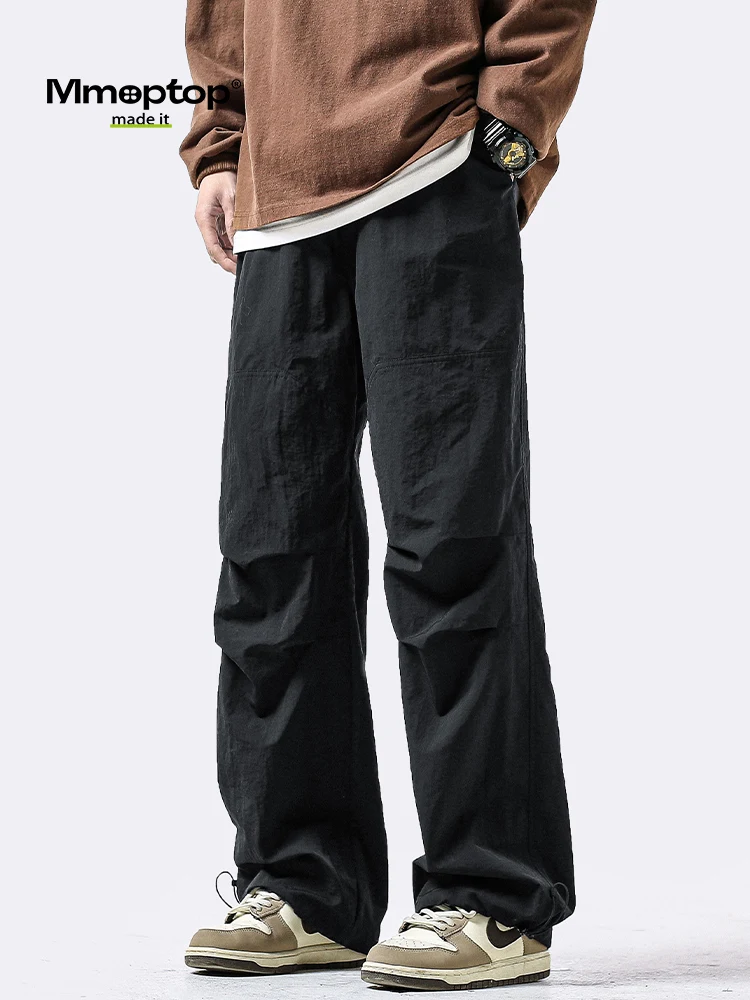 

MMOPTOP Summer Casual Pants ex Loose Workwear Trousers Windproof Long Trousers for Couples Youth Faion Polyester Fiber