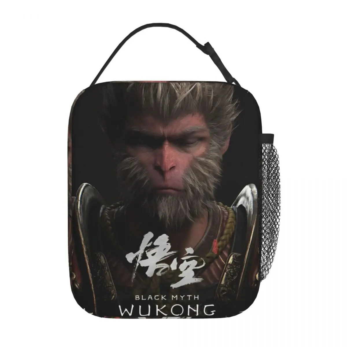 Black Myth Wukong Mythology Game Thermal Insulated Lunch Bag for School Portable Food Bag Container Thermal Cooler Lunch Boxes