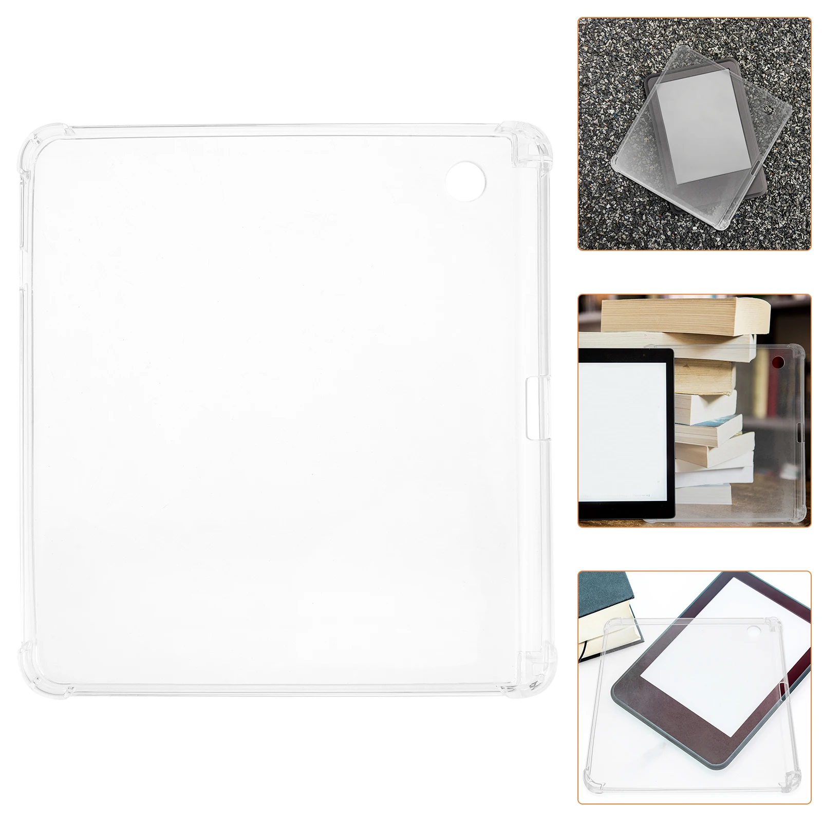 

Protective Cover Transparent Shockproof Clear Ereader Case Pen Slot Durable Fit Electronic Book Reader Case Ereader Covers