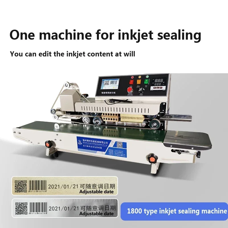 Coding Machine Production Date Inkjet Coding Machine Tea Food Plastic Bag Printing Ink Sealing Machine