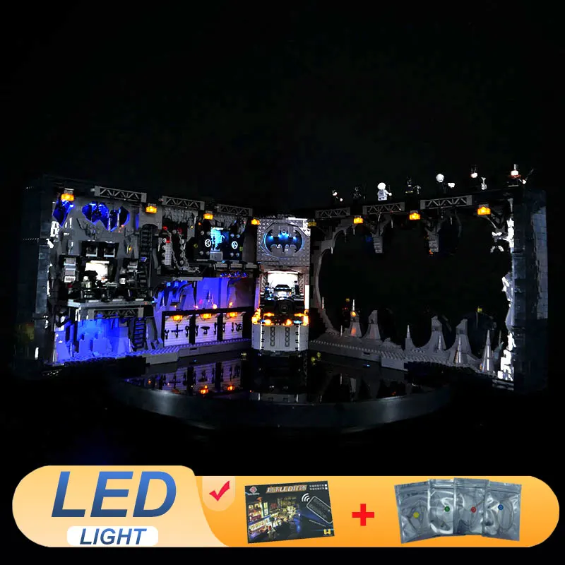 

LED Light Kit For LEGO 76252 Batcave Shadow Box Lamp Ideas DIY Gift (Not Include Building Blocks Bricks Kits Sets Model)