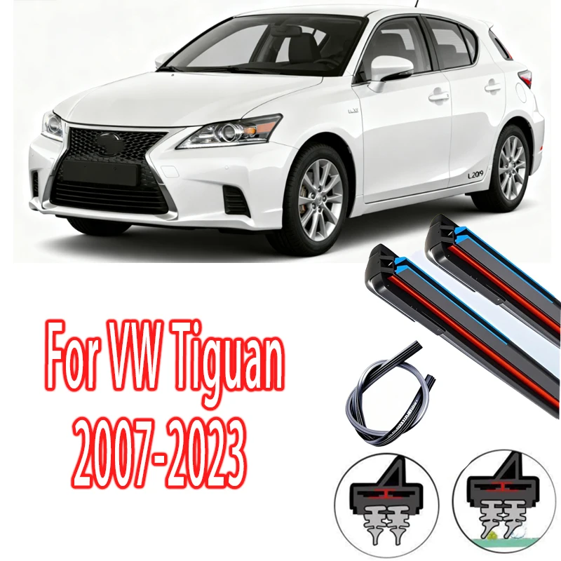 

For VW Tiguan 2007-2023 Front Windshield Wiper Blades 2pcs Windscreen Window Accessories 2008 2012 2013 2014 2015 2016 2018 2020