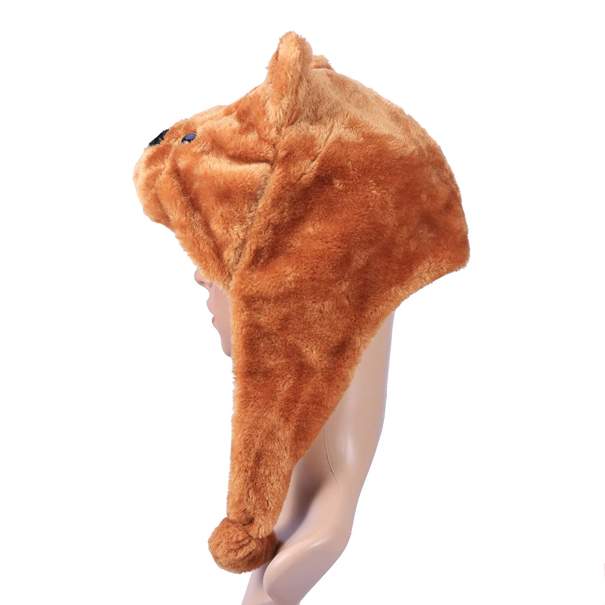 

Animal Hat Props Ear Hats Bear Bunny with Ears Hood Milk Novelty Headwear Has