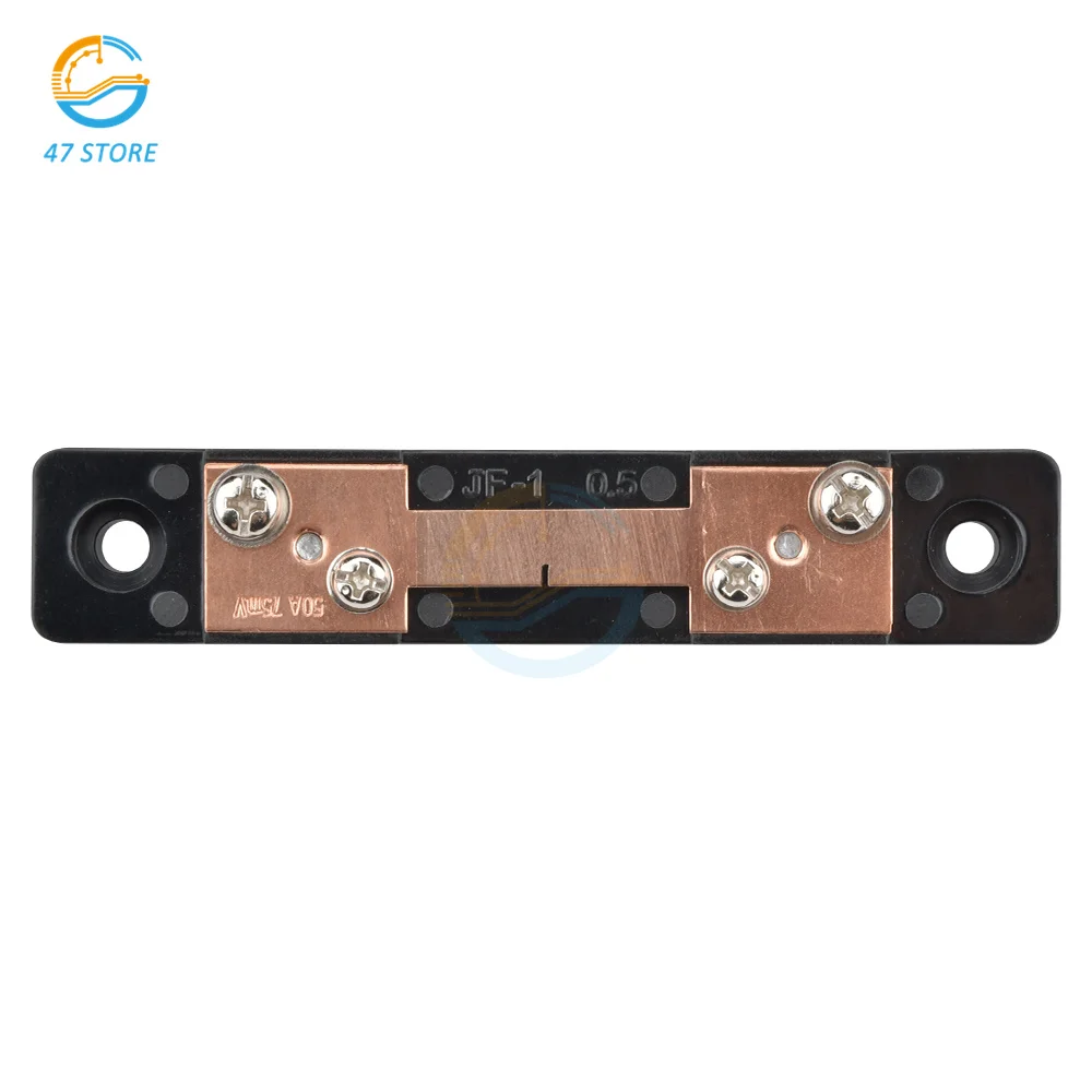 External Shunt JF-1 10A 20A 30A 50A 75mV Ammeter Shunt Resistor Shunt for DC Digital Voltmeter Ammeter Wattmeter Voltage Shunt