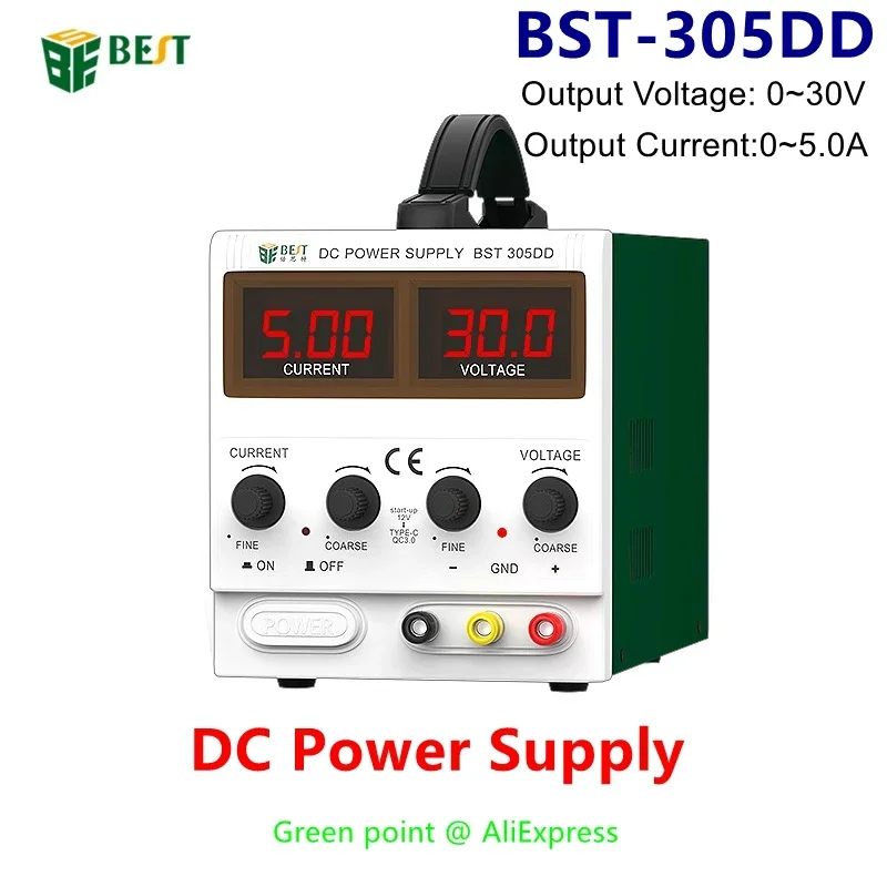 

30V 5A DC Power Supply BST-305DD Adjustable Switching LED Power Supply Constant Current Power Supply Mobile Phone Repair Tools