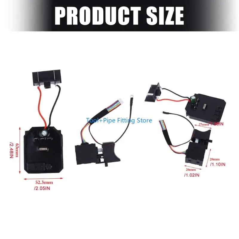 F92B Aluminum Housing Driver Board With Switches For Workshop Equipment Parts