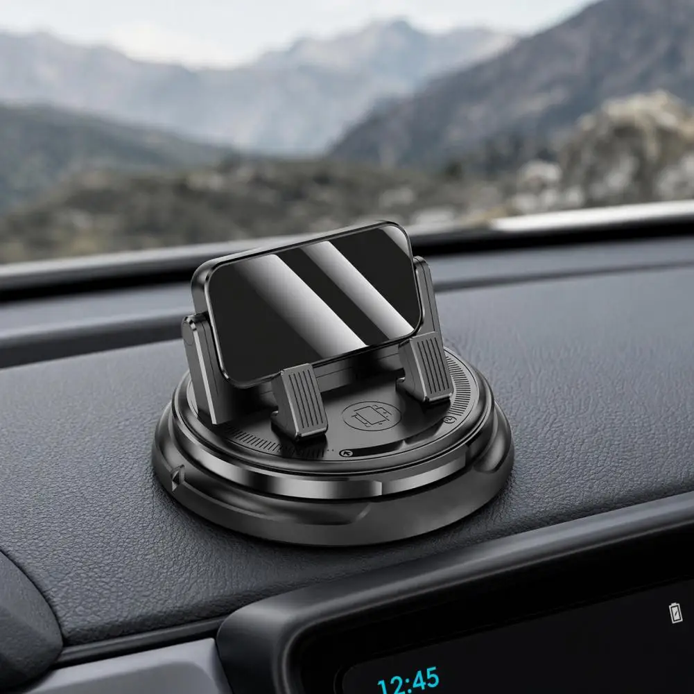 Car Phone Holder One-Hand Operation 360 Degree Rotation Car Mount 90° Adjustable Backrest Phone Mount for All Smartphones