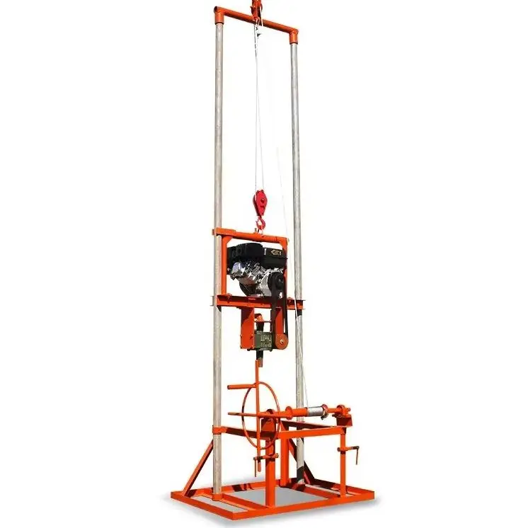 Aangepaste 80 m hoogwaardige roterende boorinstallatie - Professioneel voor landelijke waterputprojecten