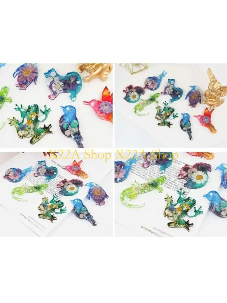 

Unique Jewelry Casting Molds,Pendant Silicone Resin Molds Animal Epoxy Casting Mold Keychain Jewelry Making DIY Crafts Tool