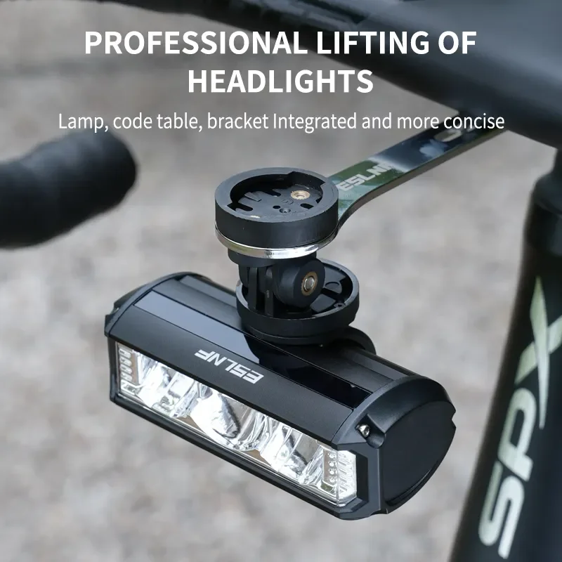 Waterproof 1000 Lumens Hoisting Bike Headlight USB Rechargeable MTB Front Light Aluminum Alloy Road Bicycle Flashlight