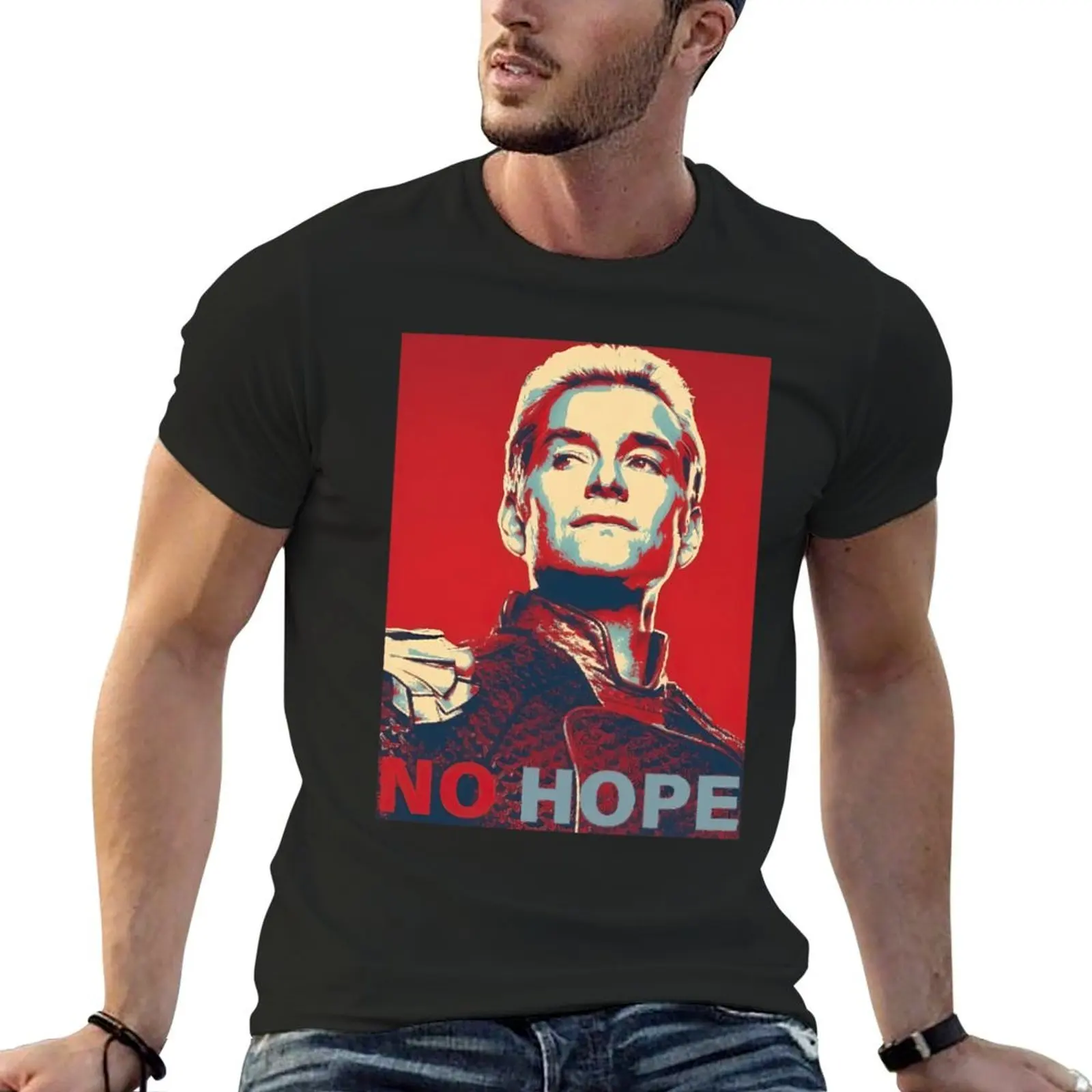 

Homelander No Hope- Limited Edition T-Shirt blue archive man t shirt graphic tee shirt mens graphic t-shirts