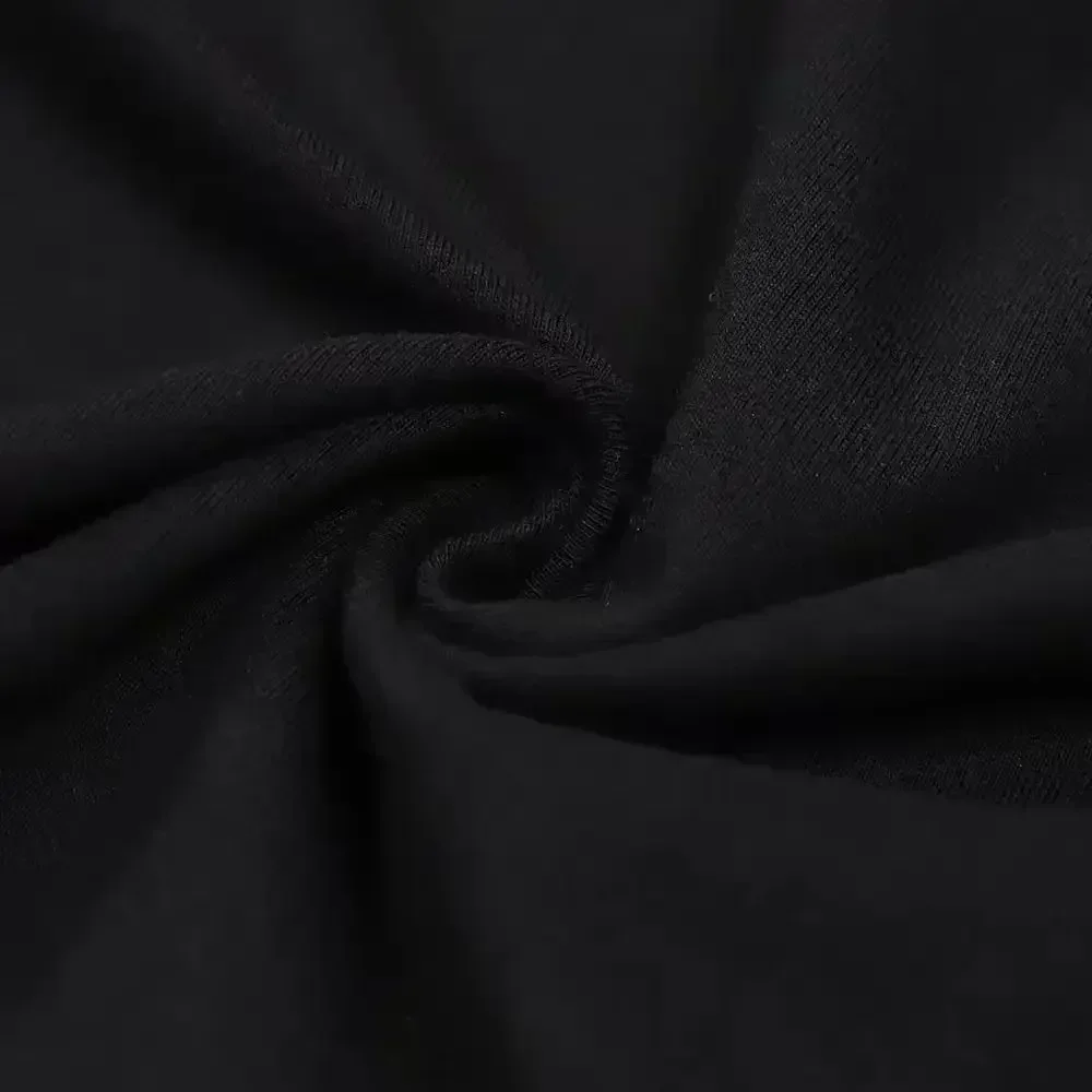 Minimalistisches koreanisches T-Shirt mit positivem Buchstaben-Print, lässiges, lockeres Kurzarm-Shirt für Damen und Herren, Y2k Top Aesthetic. – Detail 7