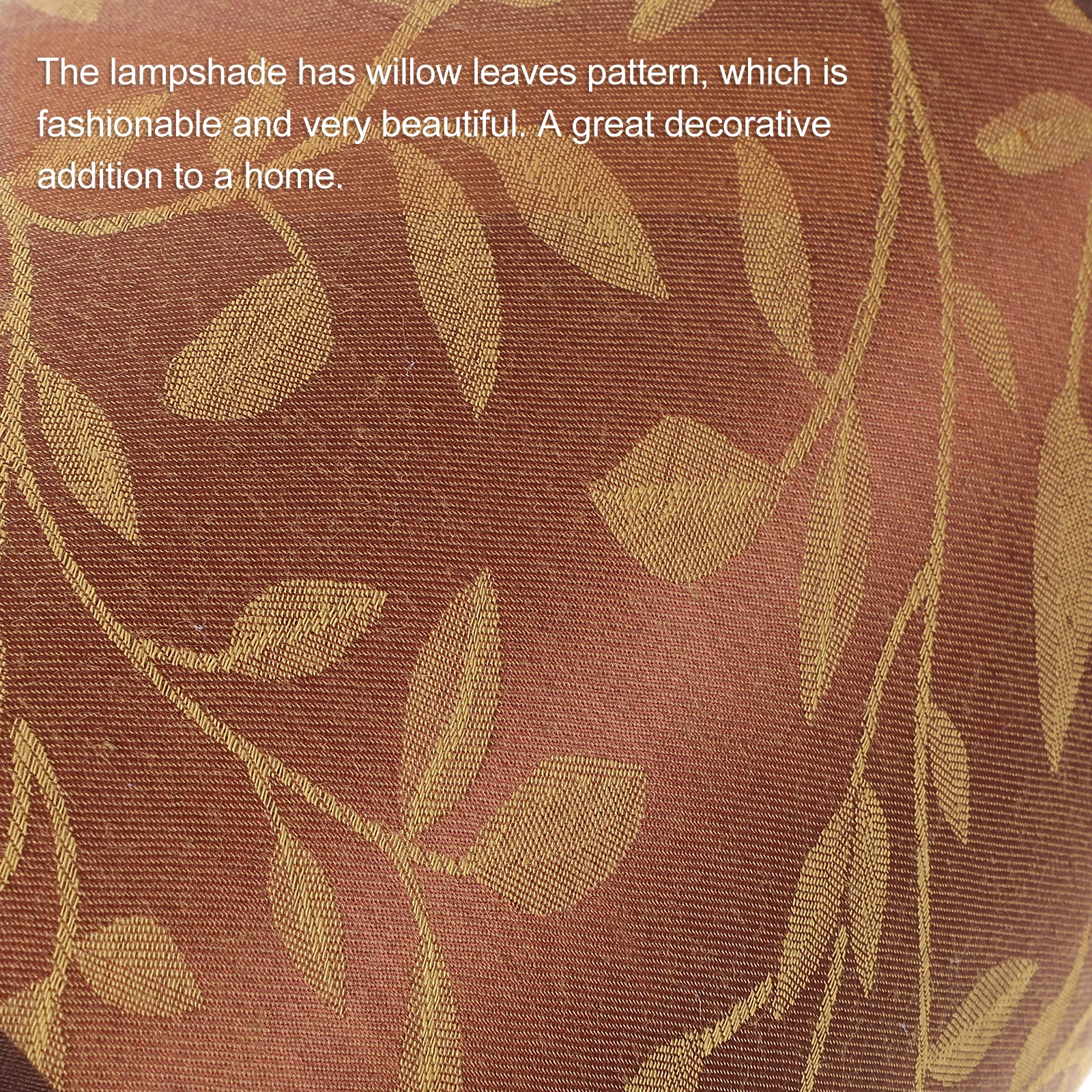 

Cloth Lampshade E27 Replacement Light Cover Vintage Pattern Desk Wall Lamp Shade Drum Light Accessory