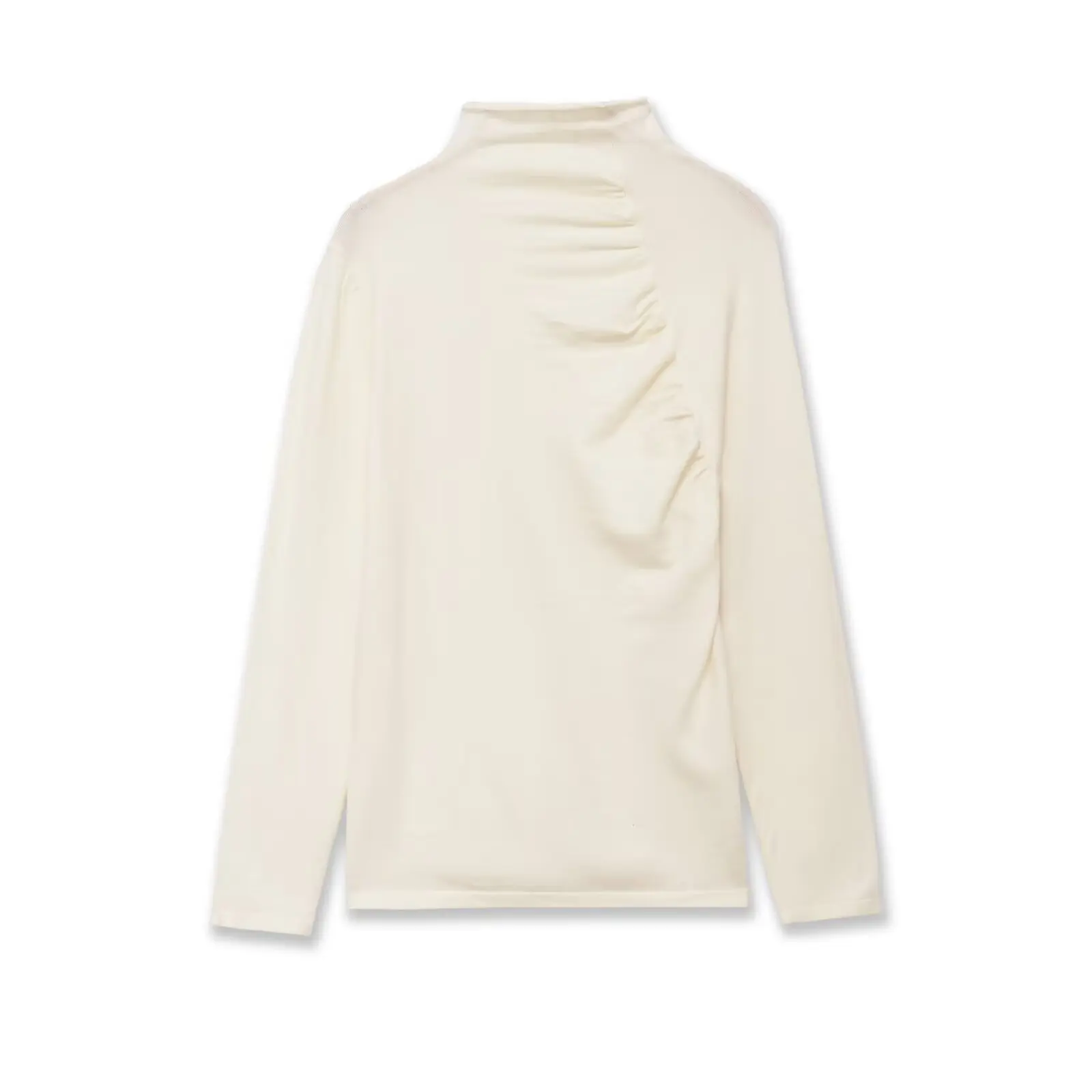 Estilo europeu e americano 2025 novo inverno feminino elegante e versátil suéter de manga comprida com gola alta