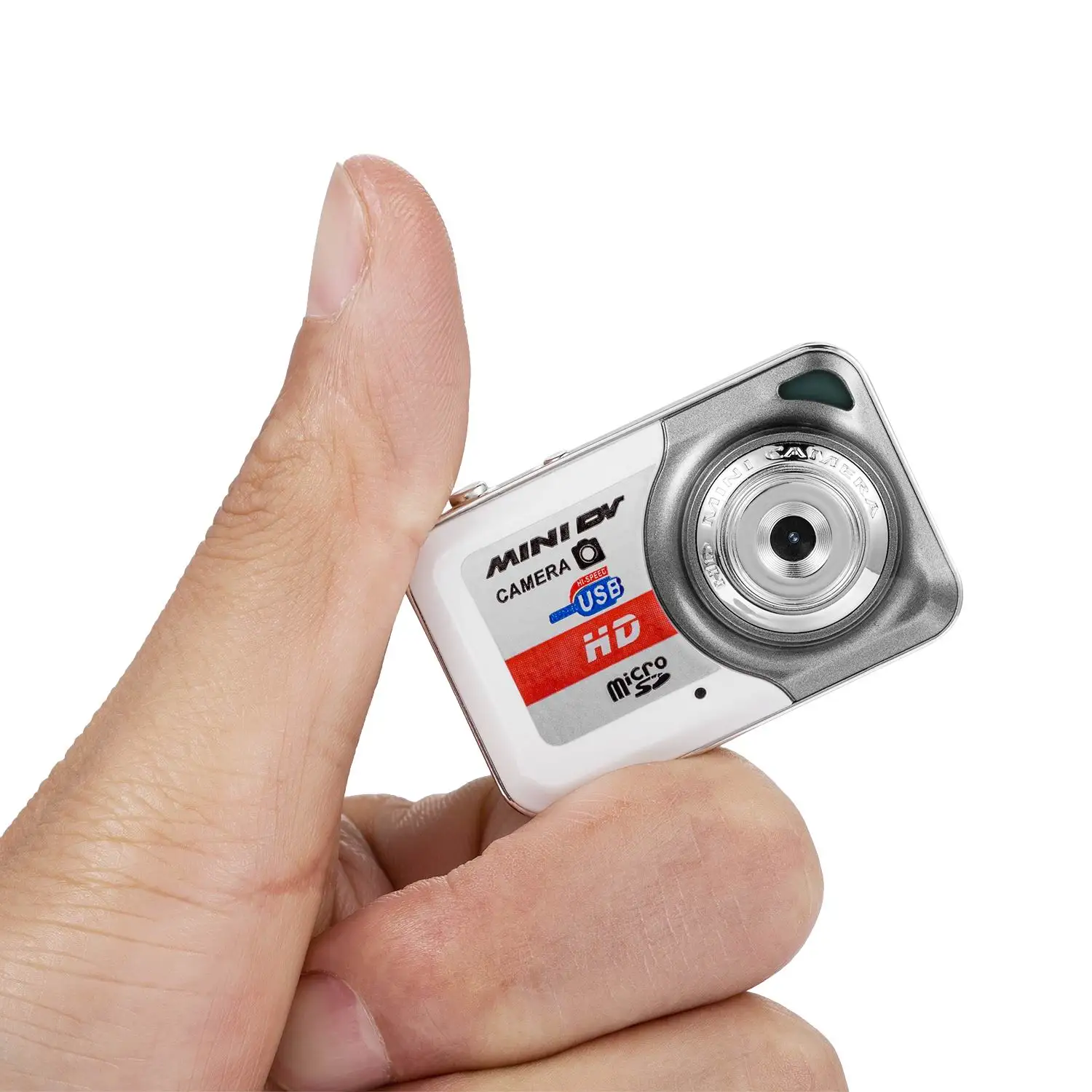 X6 Portable Ultra Mini HD High Denifition Digital Camera Mini DV Support 32GB TF Card With Mic USB Flash Drive For Camera In