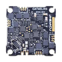 JHEMCU G474ELRS AIO Built-in 2.4G Receiver ICM42688-P OSD 8MB Black Box  5V/1.5A , 9V/2A BEC 1-2S 25x25mm Φ4mm for RC FPV Drone
