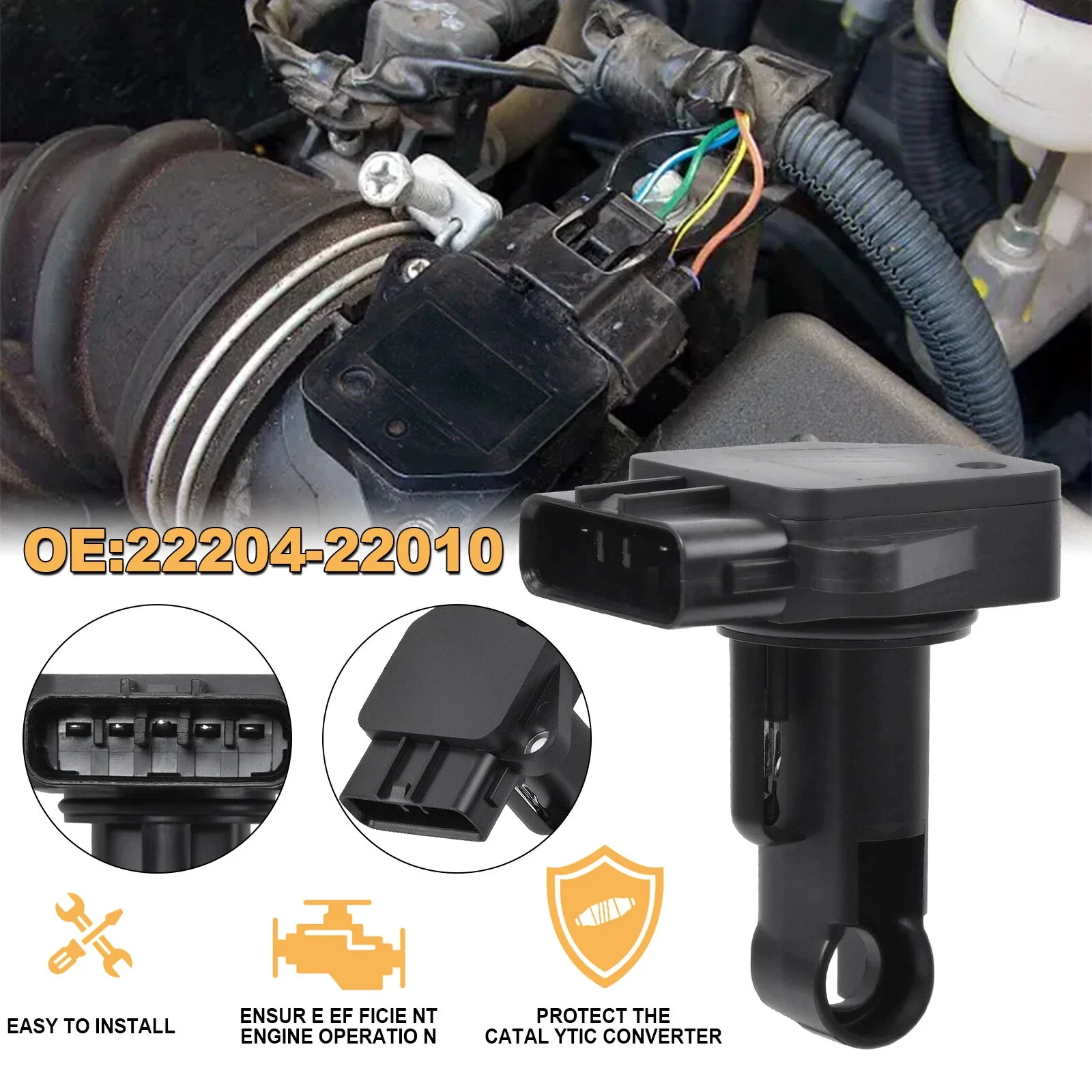 

Высококачественный массовый счетчик воздуха Denso Sensor Датчик воздуха для ремонта автомобилей Обслуживание двигателя Производство