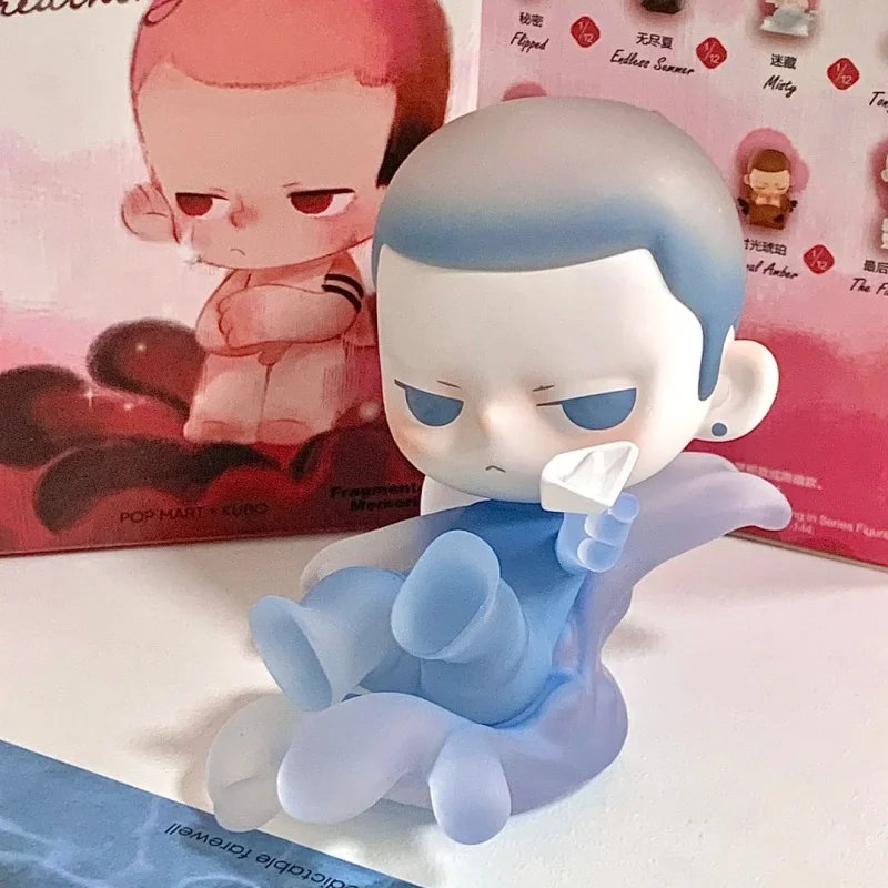 POP MART Kubo Breathing In Series กล่องสุ่มของเล่น ตุ๊กตา ฟิกเกอร์อนิเมะน่ารัก ของสะสม ของขวัญ