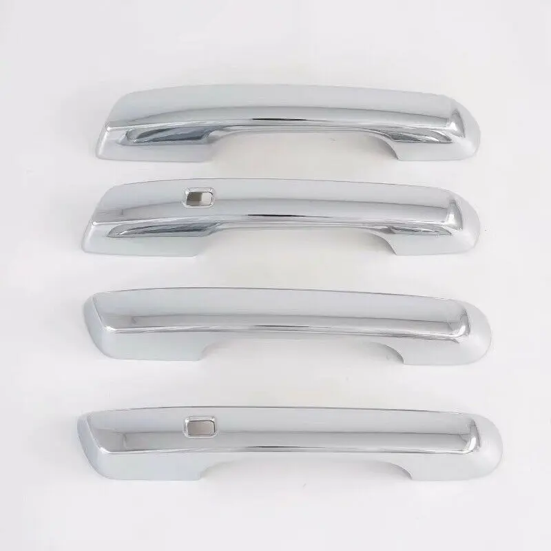 ABS Chrome Car Door Handle Cover with Smart Key Hole For Hyundai Venue 2019 2020 Car Styling