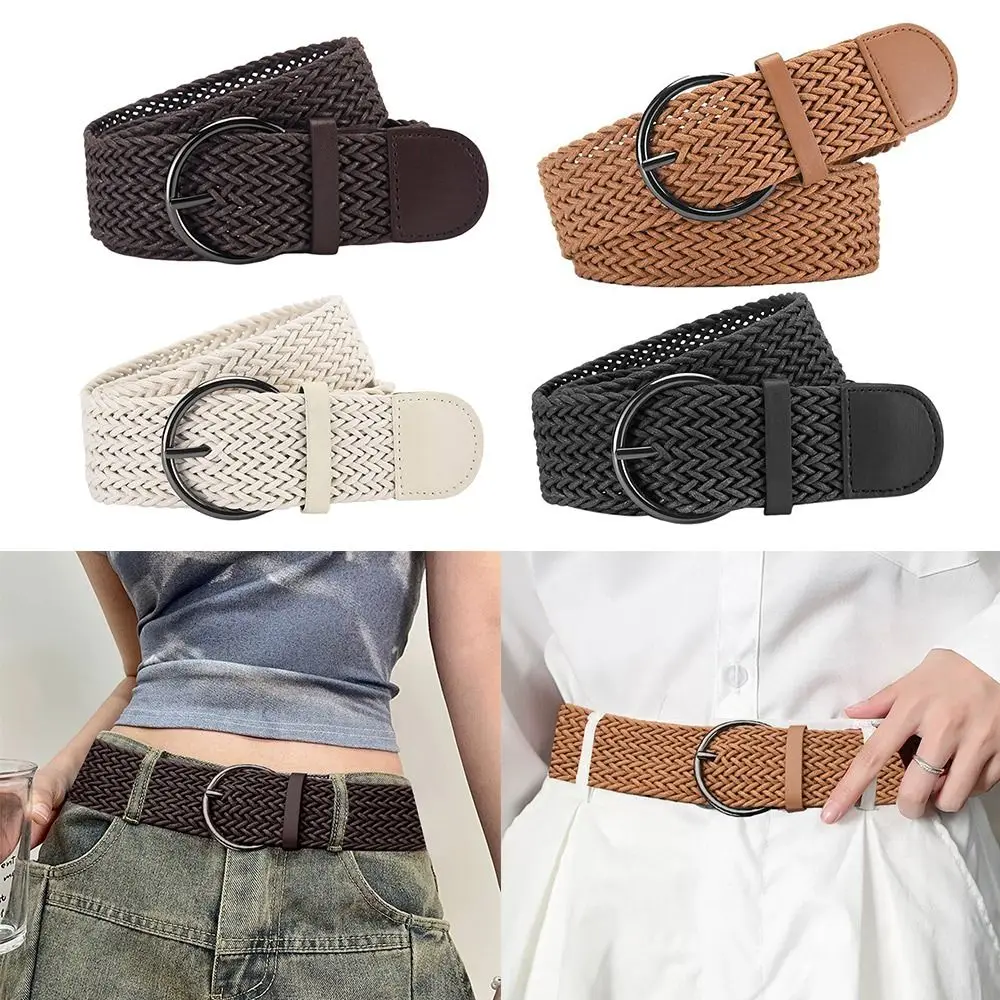 Fashion Bohemian Ethnic Style Wax Rope Braided Belt Goth Retro Wide Waist Band Waist Cover Jeans Dress Skirts Accessories