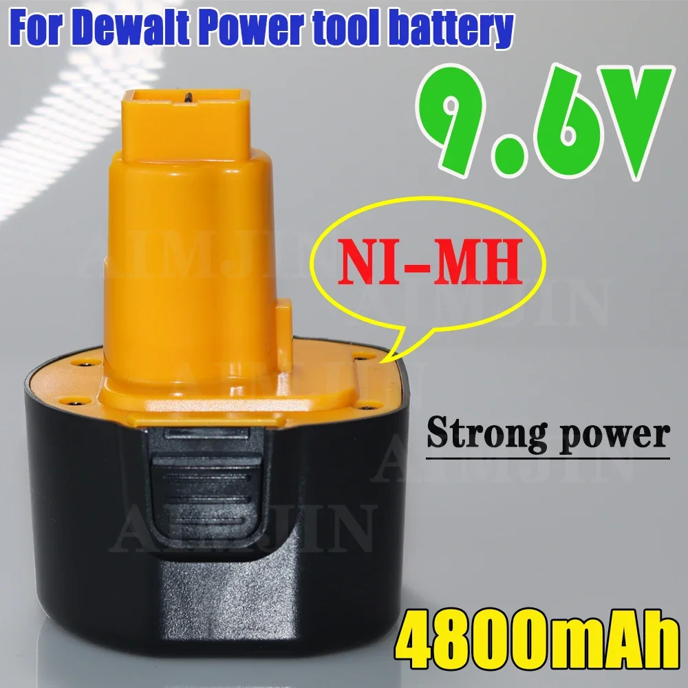 

4800mAh 9.6V For Dewalt Ni-MH Battery DE9061 DE9062 DW9060 DW9061 DW9062 EZWA DE9036 29 4800mAh