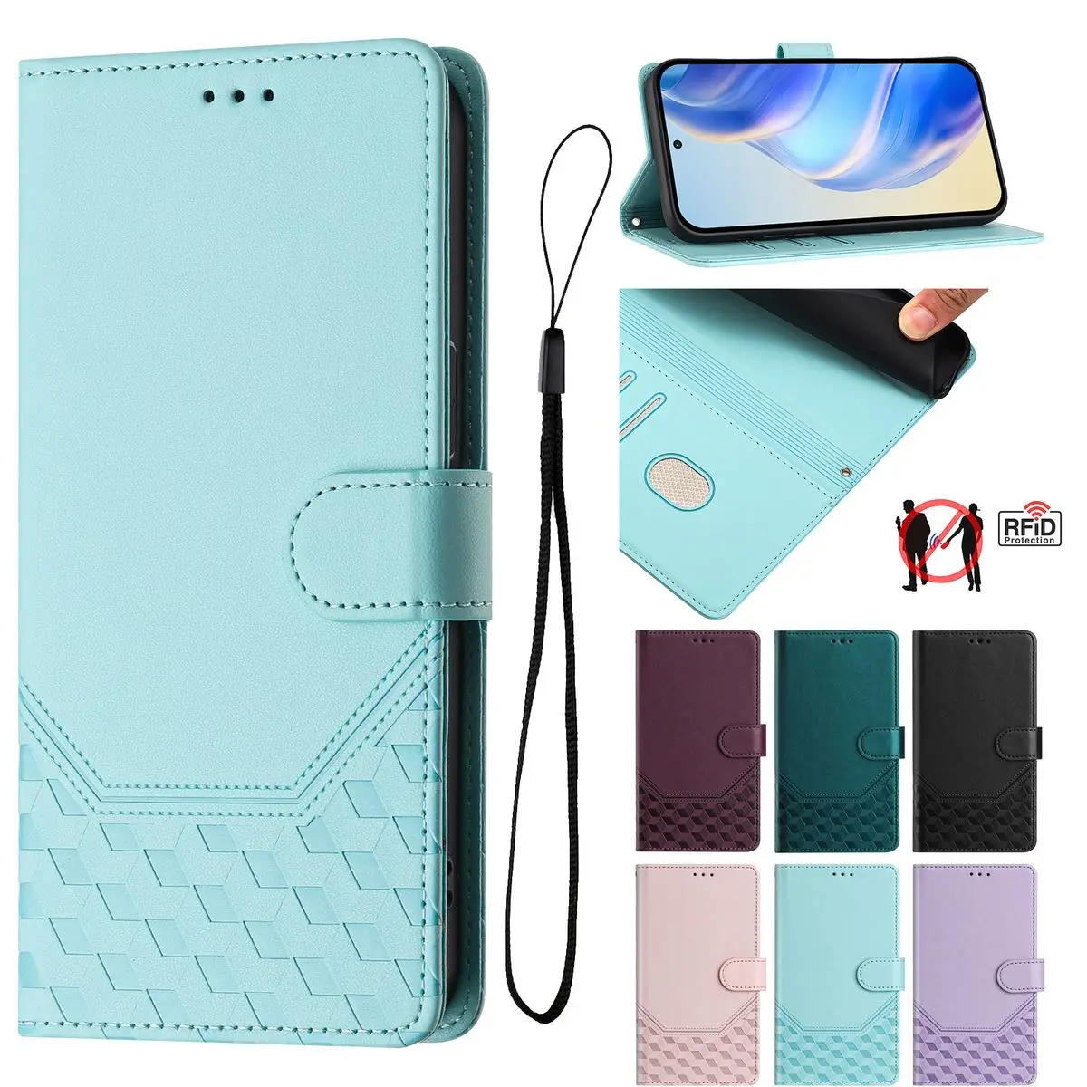 Sunjolly Cases for Oukitel C57S Pro C53 C50 C51 C38 C37 C35 C33 C32 for Oukitel C57S C53 C5 Case Cover coque Wallet Phone Covers