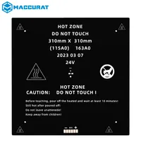 310*310*3mm 24V 220W Large Printing Size Aluminum Heated Bed with Metal Y carriage kit for DIY CR-10/CR10S MK3