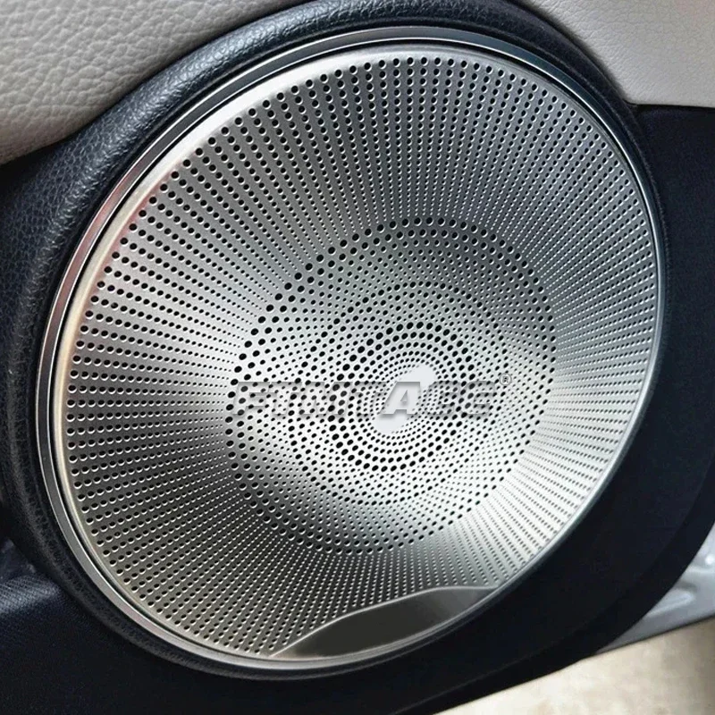 

Стайлинг автомобиля, 4 шт., автомобильный аудиодинамик, накладка на дверной громкоговоритель для Mercedes Benz C class w204 c180 c200 2008-14, аксессуары