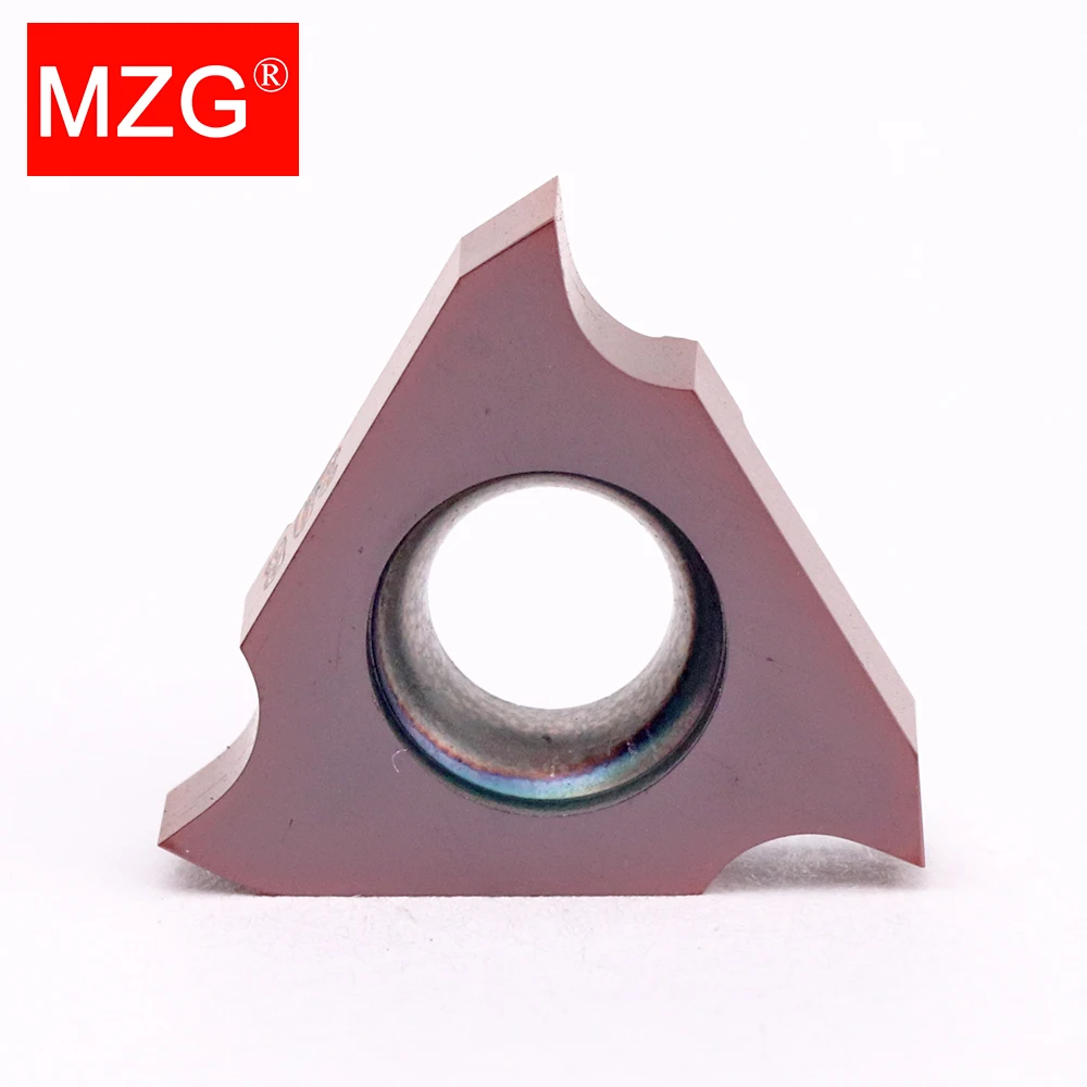 MZG 10pcs TGF32R 050 080 100 110 120 125 130 140 150 160 170 Vertical Shallow TGF 32R CNC Lathe Carbide Grooving Inserts TGF