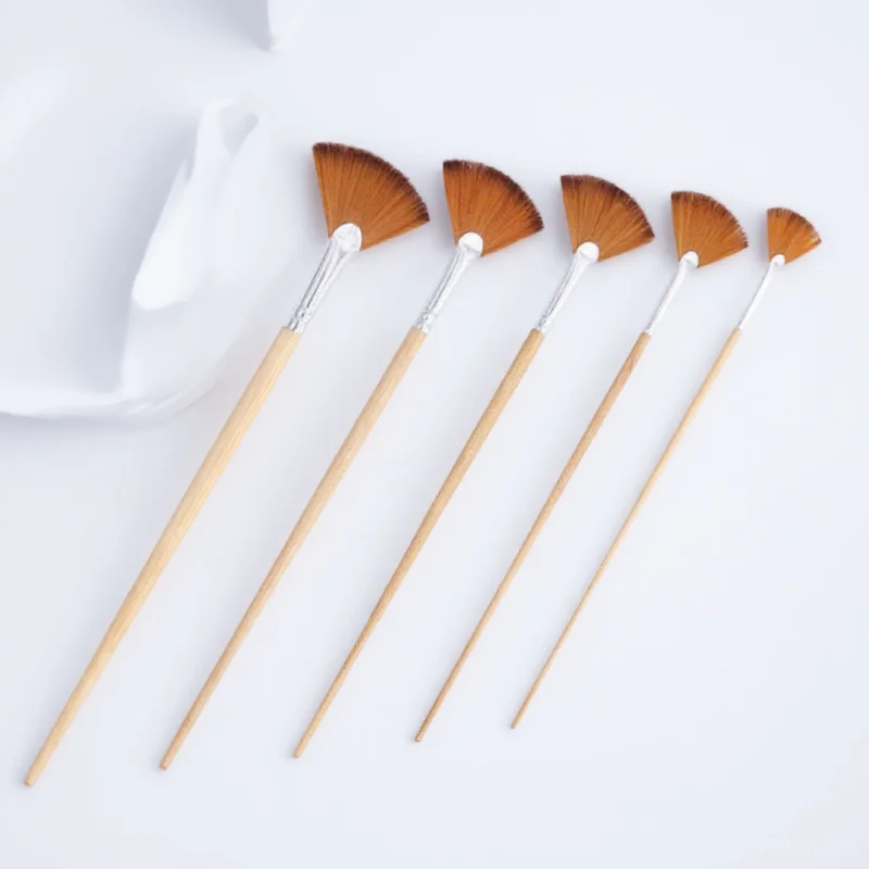 

5pcs Watercolor Brush Set For Kids Artists, Multi-Function Painting Supplies, Ergonomic Wear-Resistant Portable Paint Brushes