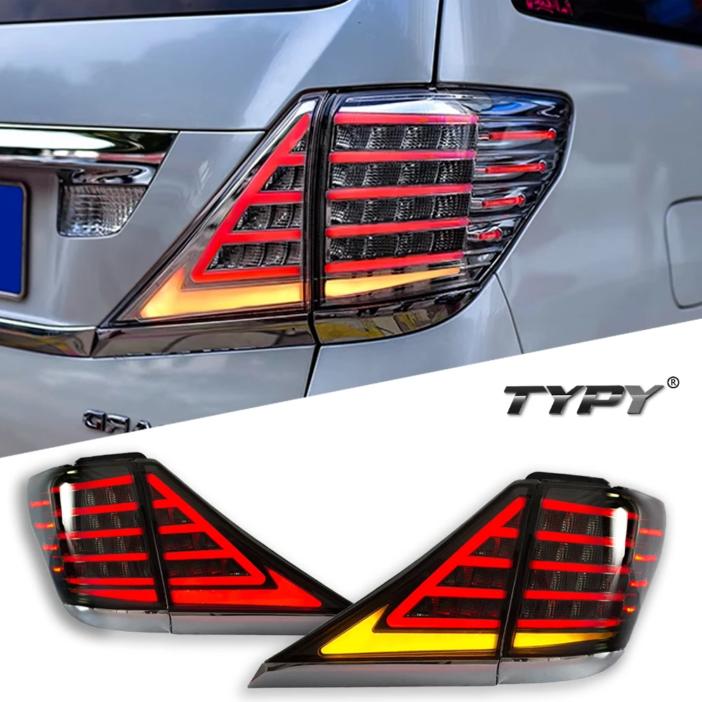 

for Toyota Alphard Taillight 2007-2013 Upgraded LED Taillights Dynamic Turn Signal Lamp Brake DRL Car Accessories