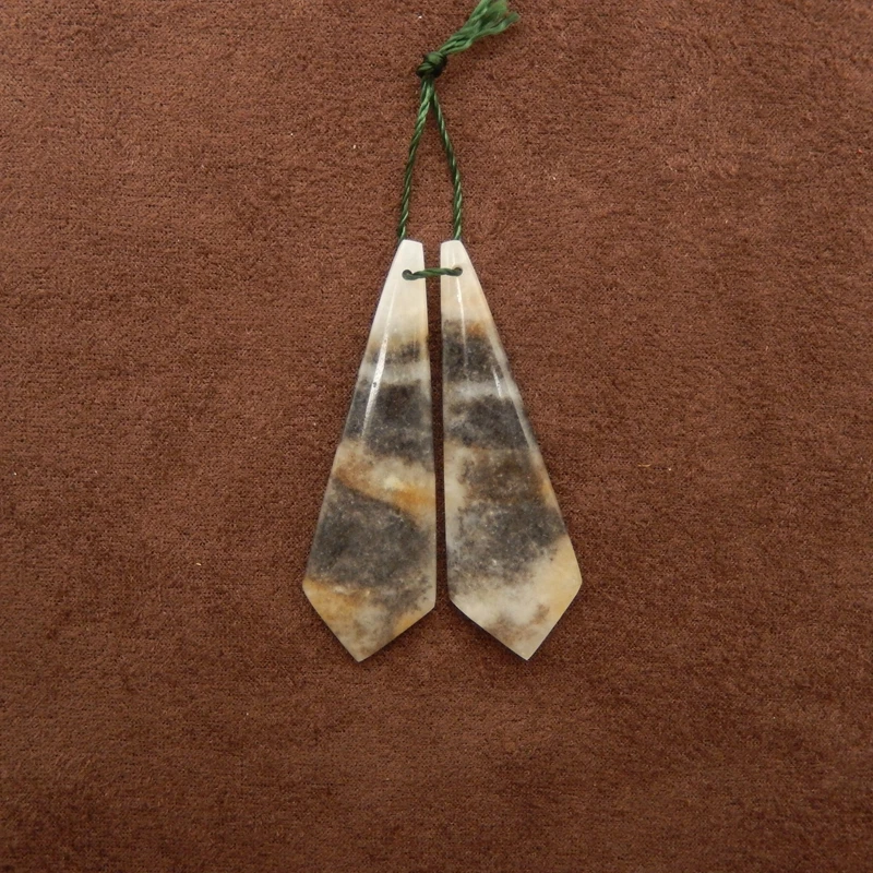 

Natural Amazonite Earring Beads for Women Unique Fashion DIY Semiprecious Stone Jewelry Accessories