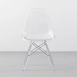 Dining Chair Plastic Household Simple Chair Light Luxury Armchair Crystal Transparent Acrylic Chair