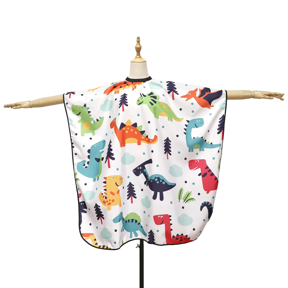 

Детская накидка для парикмахерских, мультяшная парикмахерская накидка для волос, фартук для окрашивания, детская стрижка, мягкая ткань, инструменты для укладки