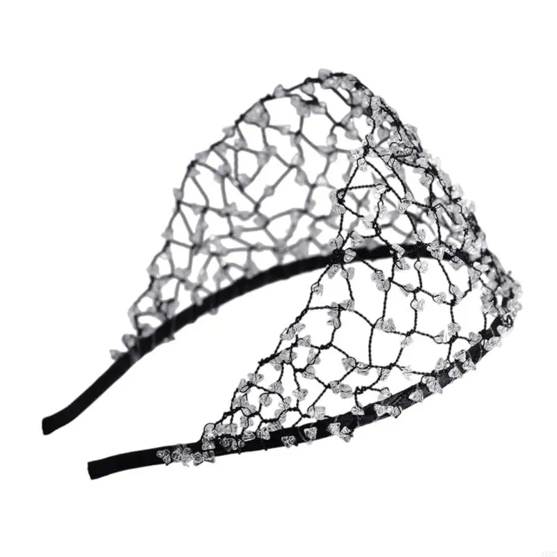 

39BC Eye-catching Fashion Bridal Headbands Braided Headwear Hairbands Casual Headwear