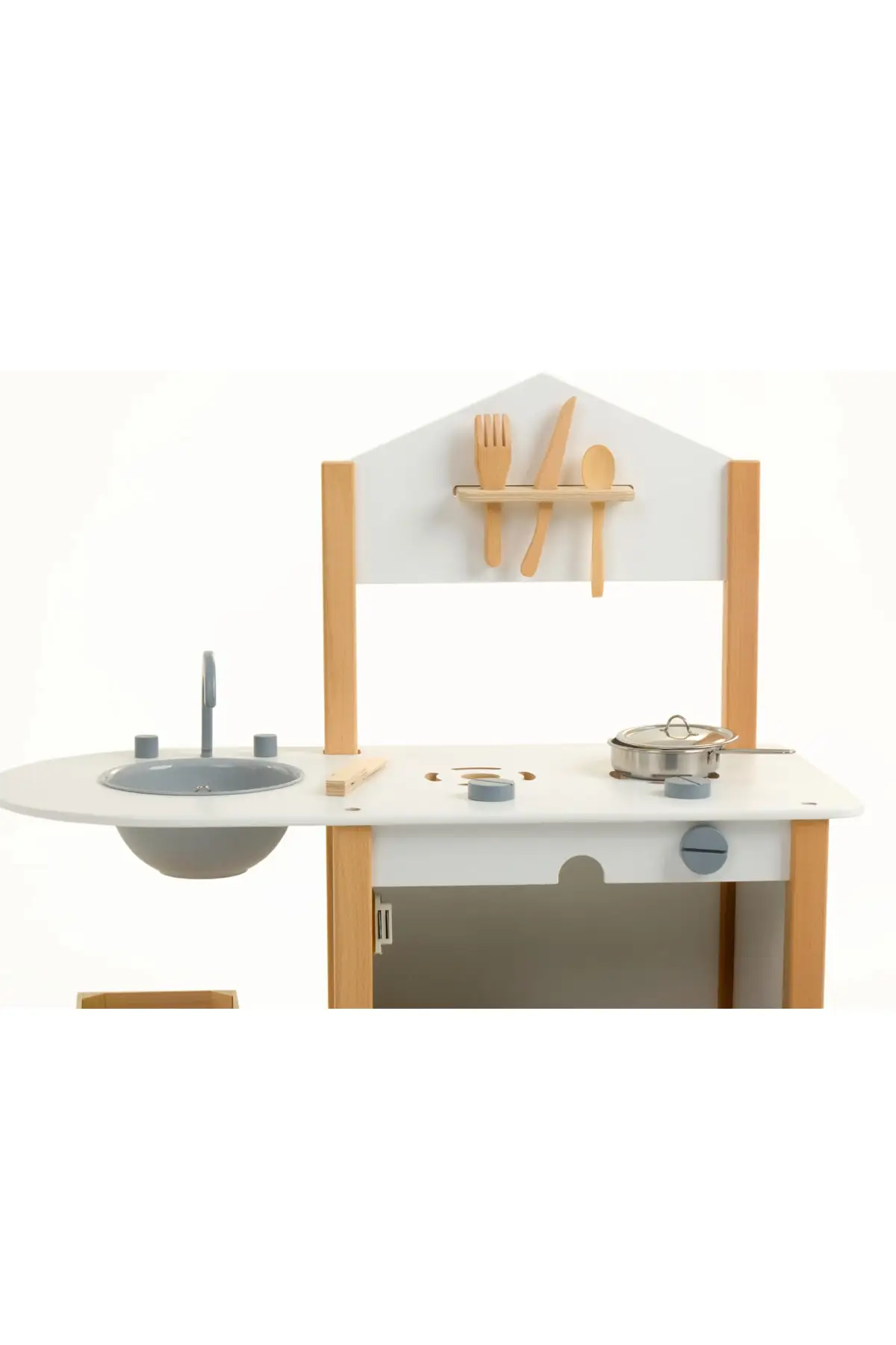 Set Dapur Mainan Pendidikan Kayu Montessori Gamba