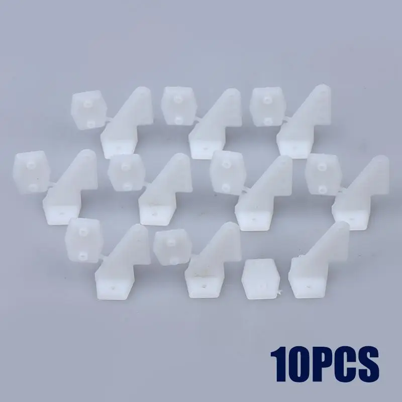10 مجموعات/وحدة مع مسامير دبوس قرون 18x26 4 حفرة L18xW13xH26 RC أجزاء الطائرات الطائرات الكهربائية رغوة Aeromodelling