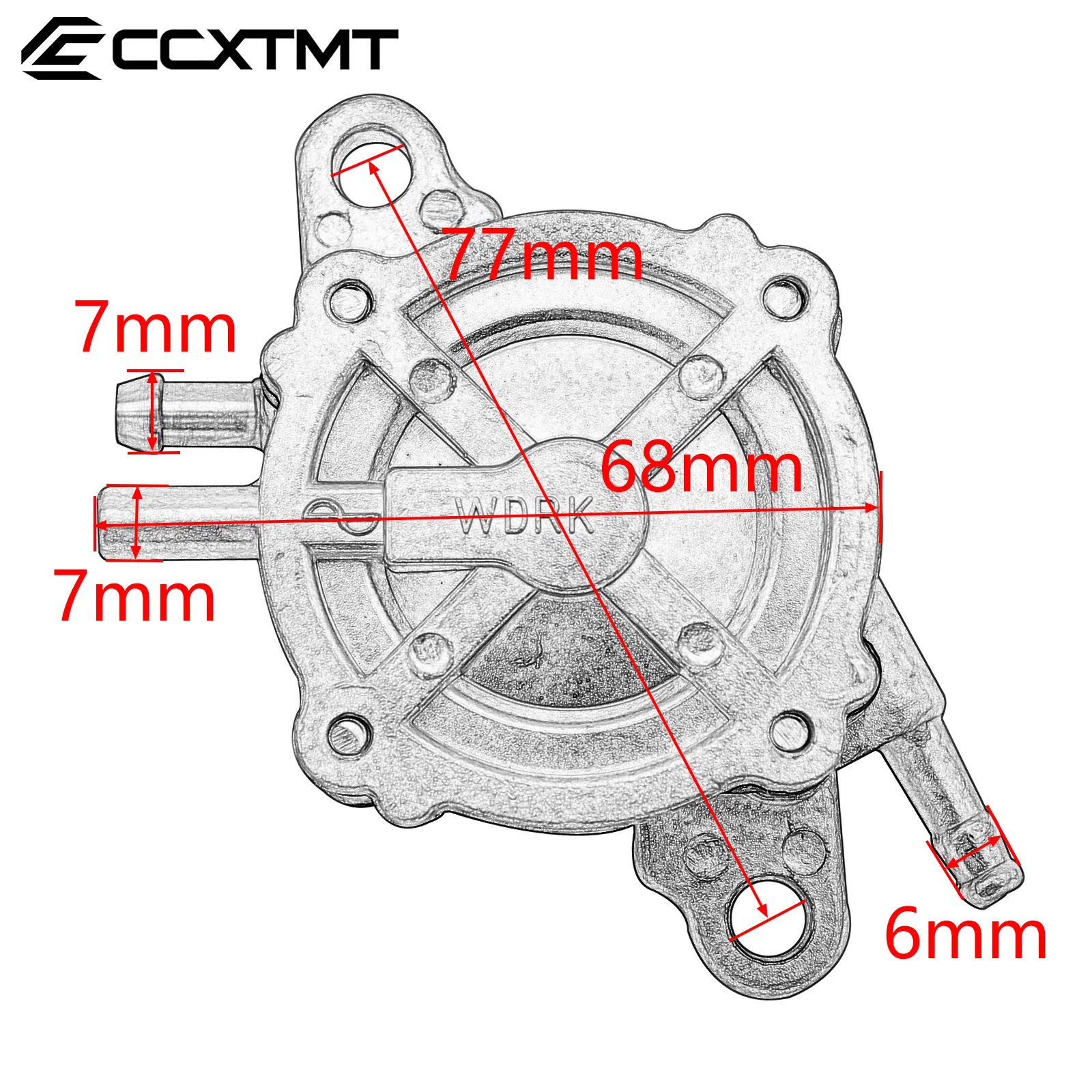 Outlet Vacuum Fuel Pump Assembly Compatible For GY6 50cc 125cc 150cc 250cc ATV Go Kart Scooter For Honda Dio50 50cc Dio SXR X8R