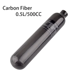 HPA 0.5L 500CC Carbon Fiber Gas Cylinder 300BAR 4500PSI Air Tank M18*1.5 Bottle Station Softair CO2 Soda For Diving Aquarium