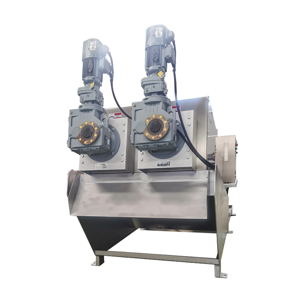 SS304 SS316 Automatic Sludge Dewatering Press Water Saving Sludge Dewatering Machine