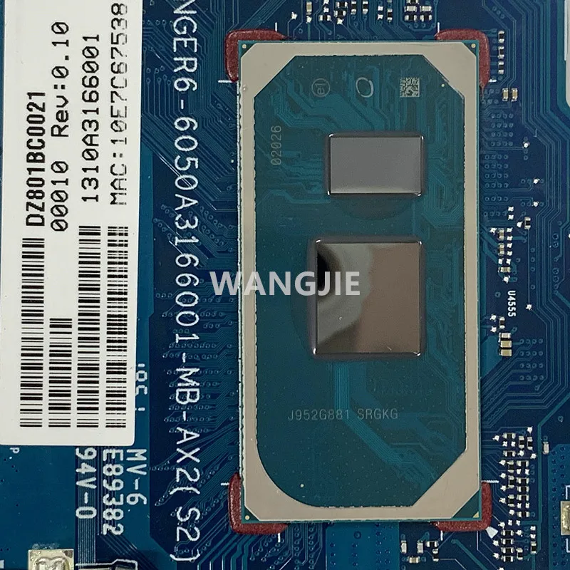 Imagem -04 - Placa-mãe Portátil para hp Tpn-i131 6050a3166001 hp 14-ck 14-cf 240 g7 246 g7 Srgkg I51035g1 Cpu 100 de Trabalho