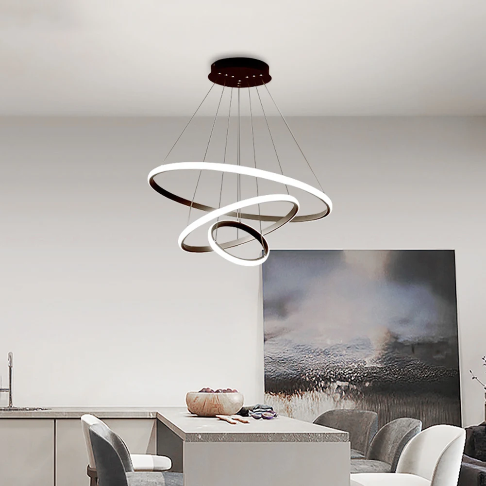 Lampadario a soffitto regolabile con luce a sospensione di lusso nordica ornamento decorativo ad alta luminosità per soggiorno sala da pranzo camera da letto