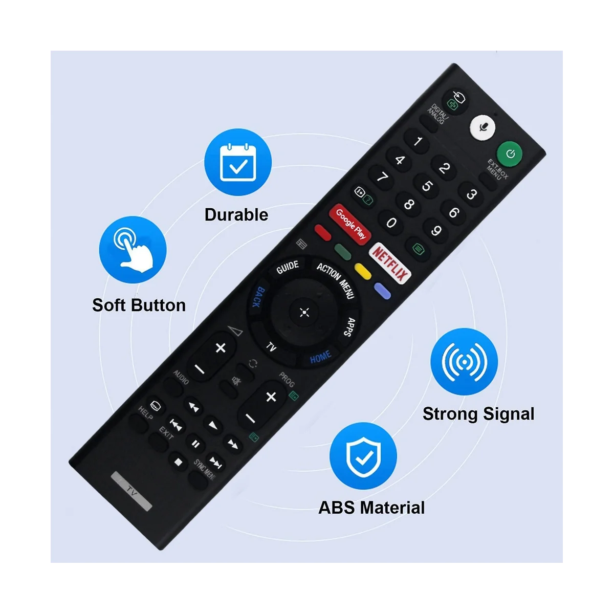 RMF-TX310P Voice Replace Remote for Sony Smart TV A8G Series X75F Series X78F Series X83F Series X85F Series X90F Series