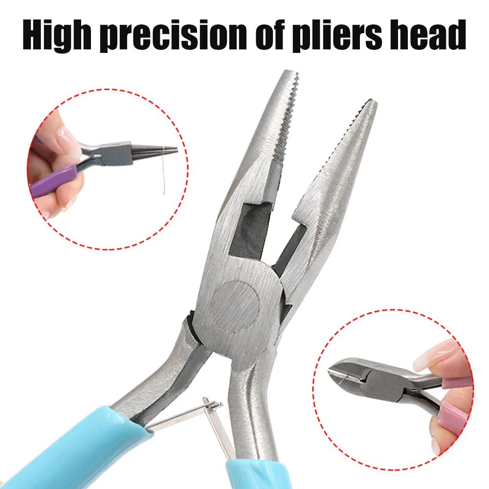 Jewelry Making Pliers Multi-purpose Tool Pliers Needle Nose, Chain Nose, Round Nose & Wire Cutter Jewelry Pliers Hand pliers