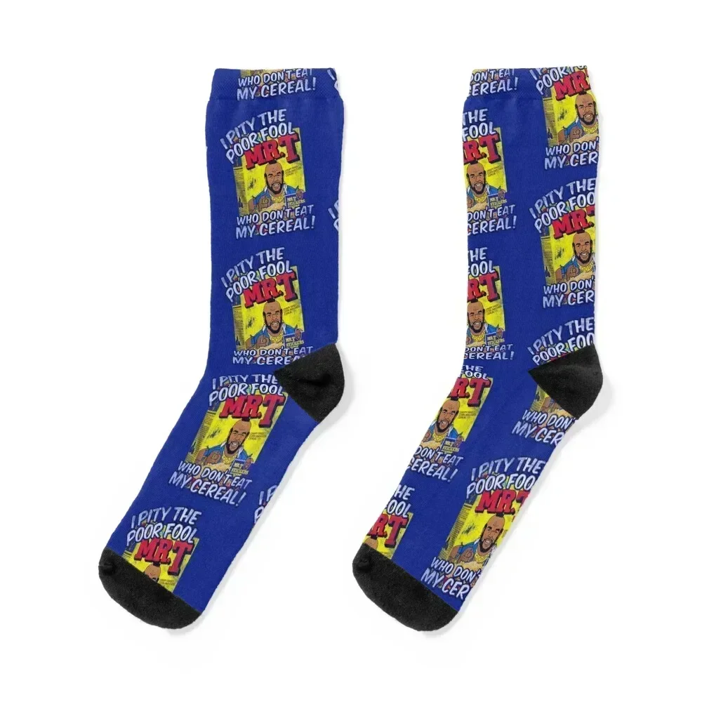 

Mr.T Cereal Breakfast Vintage Socks sheer Argentina custom Male Socks Women's