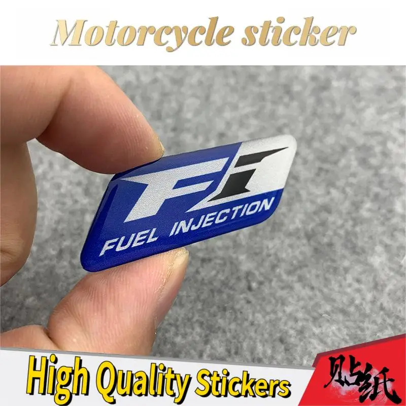 FI System Logo BLUE CORE Reflective Decal Stickers Moto Team Motorcycle Sticker For Fi FUEL INJECTION Accessoires Soft Rubber