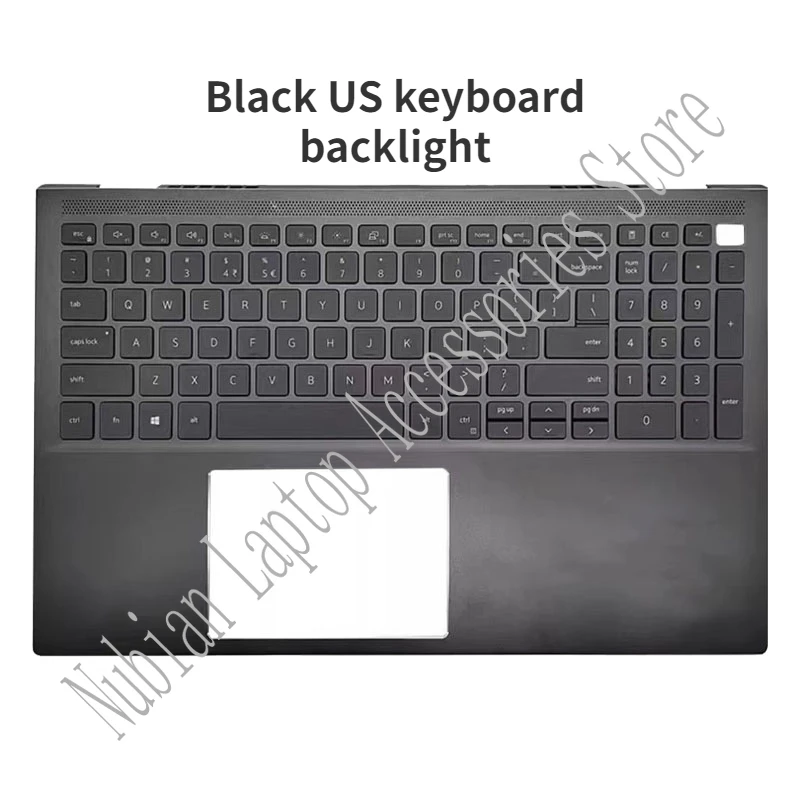 New For Dell Inspiron 7500 7501 Laptop LCD Back Cover/Front Panel/Palm Rest Keyboard/Bottom Cover/Hinge Top Cover